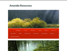 Tablet Screenshot of amandlaresources.com